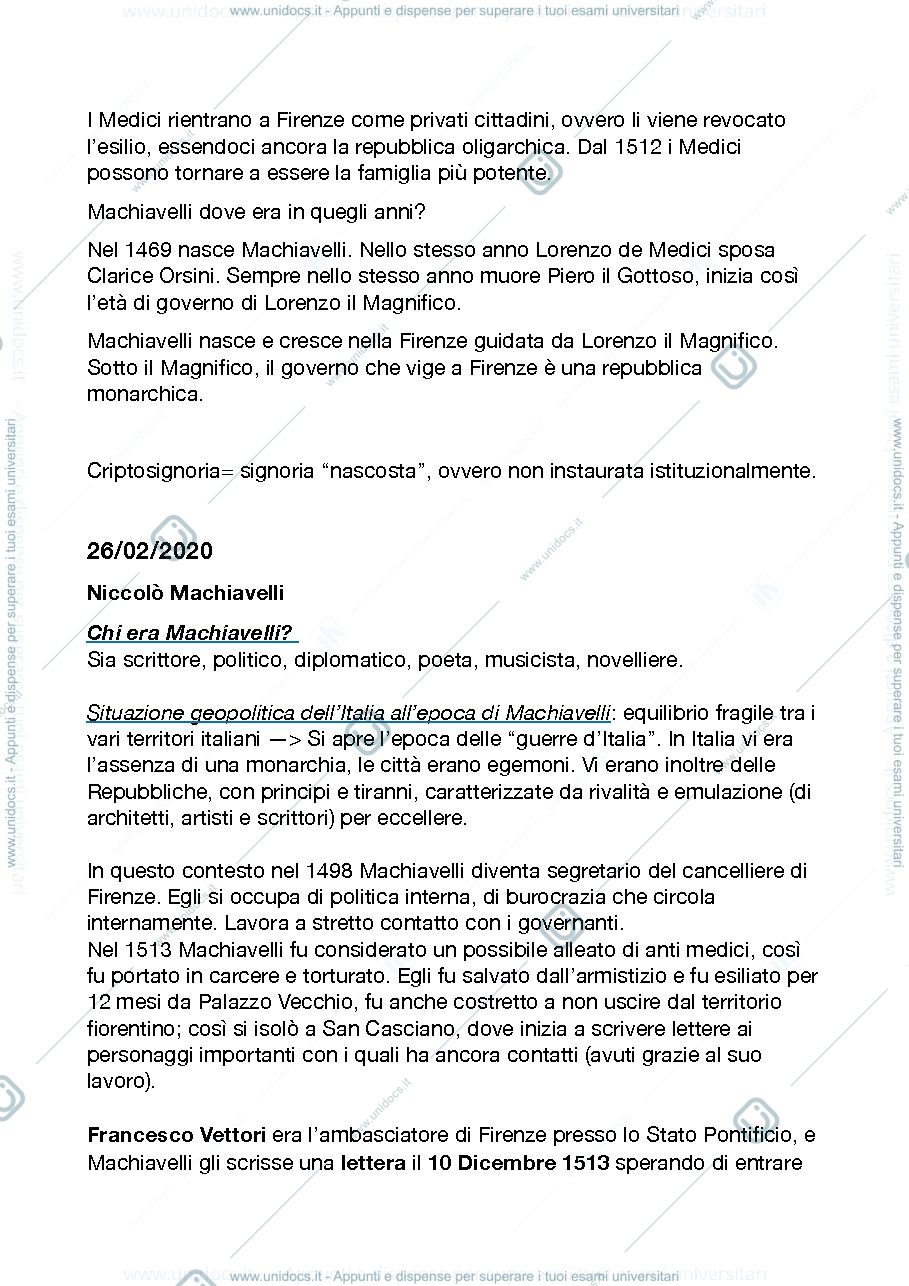 Anteprima pagina 2 — Appunti lezioni letteratura italiana Degl'Innocenti
