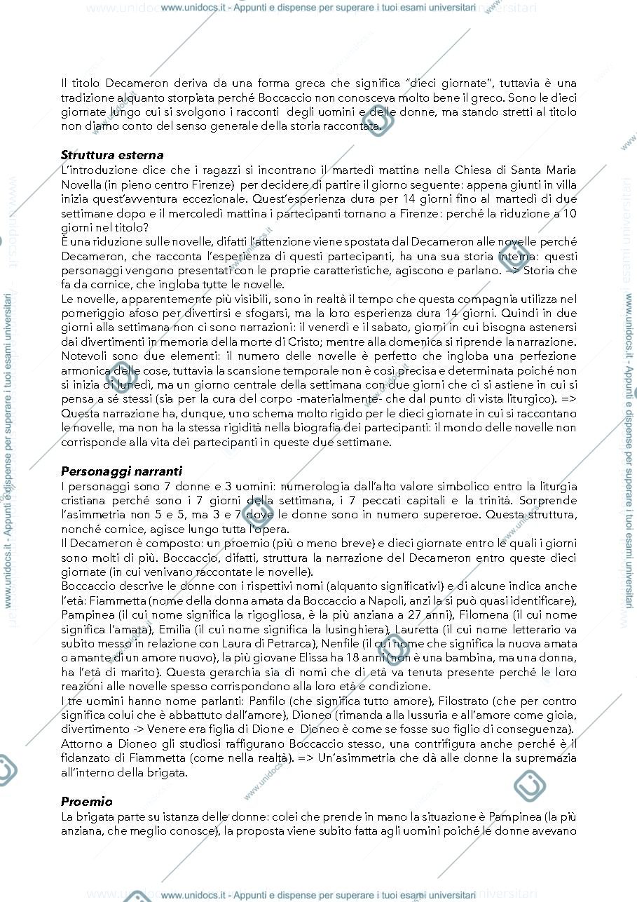 Anteprima pagina 3 — Letteratura italiana Modulo C Decameron Danzi