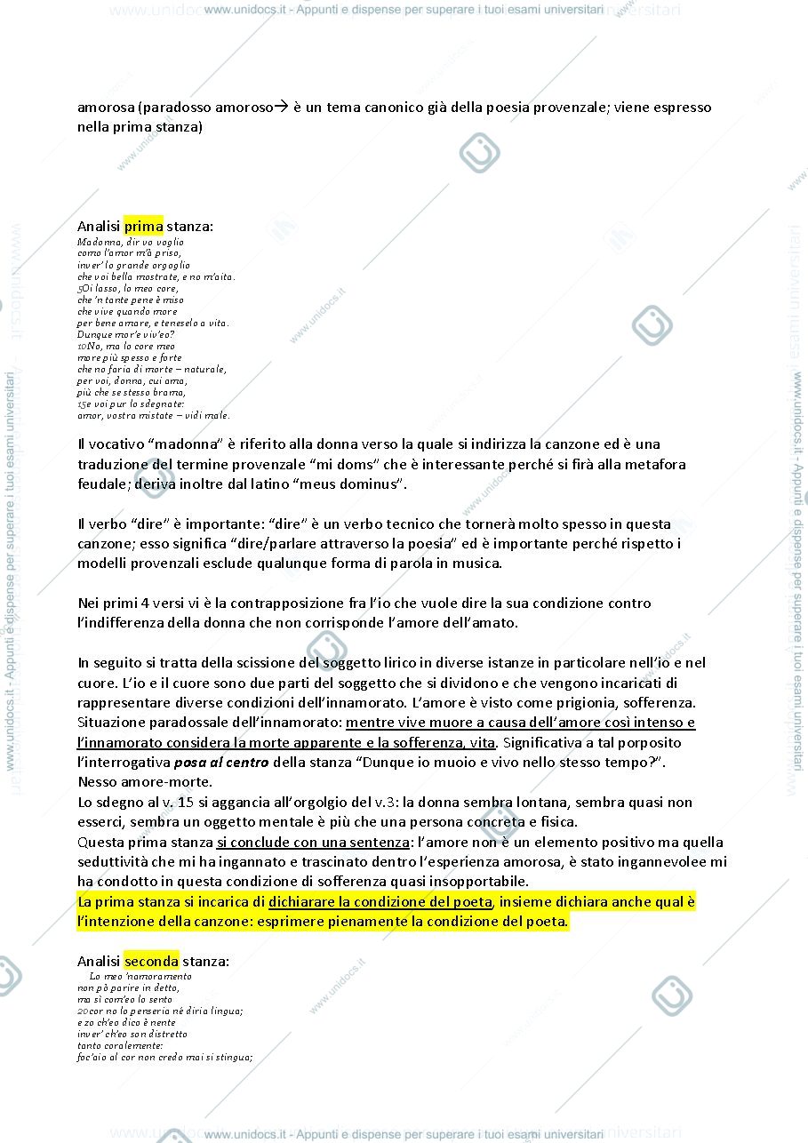 Anteprima pagina 2 — Seconda lezione di letteratura italiana