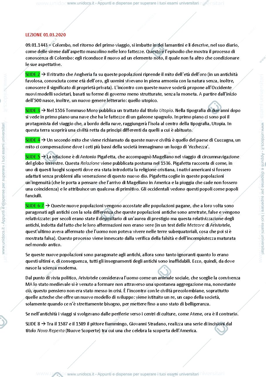 Anteprima pagina 1 — CRISTOFORO COLOMBO E IL RINASCIMENTO PT.2