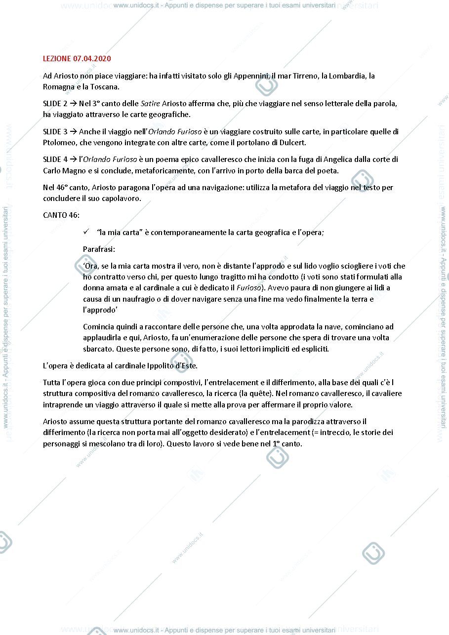 Anteprima pagina 1 — LUDOVICO ARIOSTO PT.2