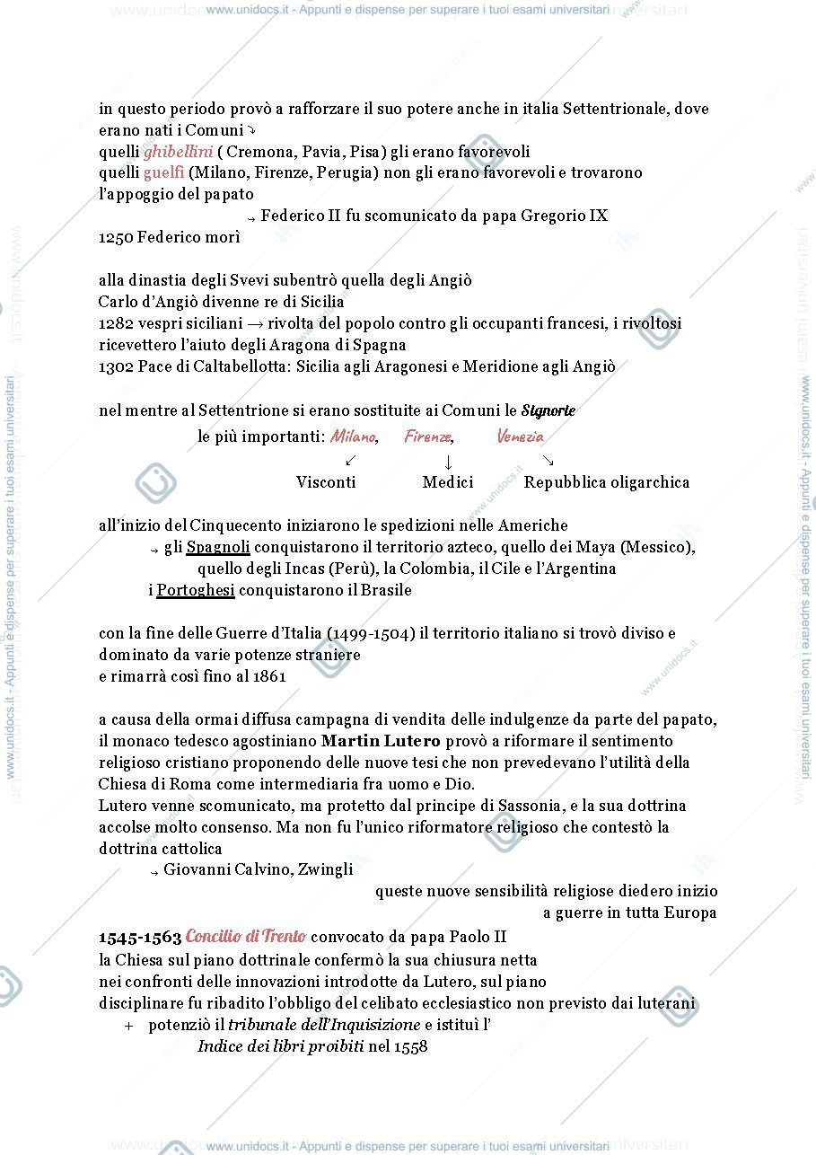 Anteprima pagina 2 — letteratura italiana dalle origini al 500
