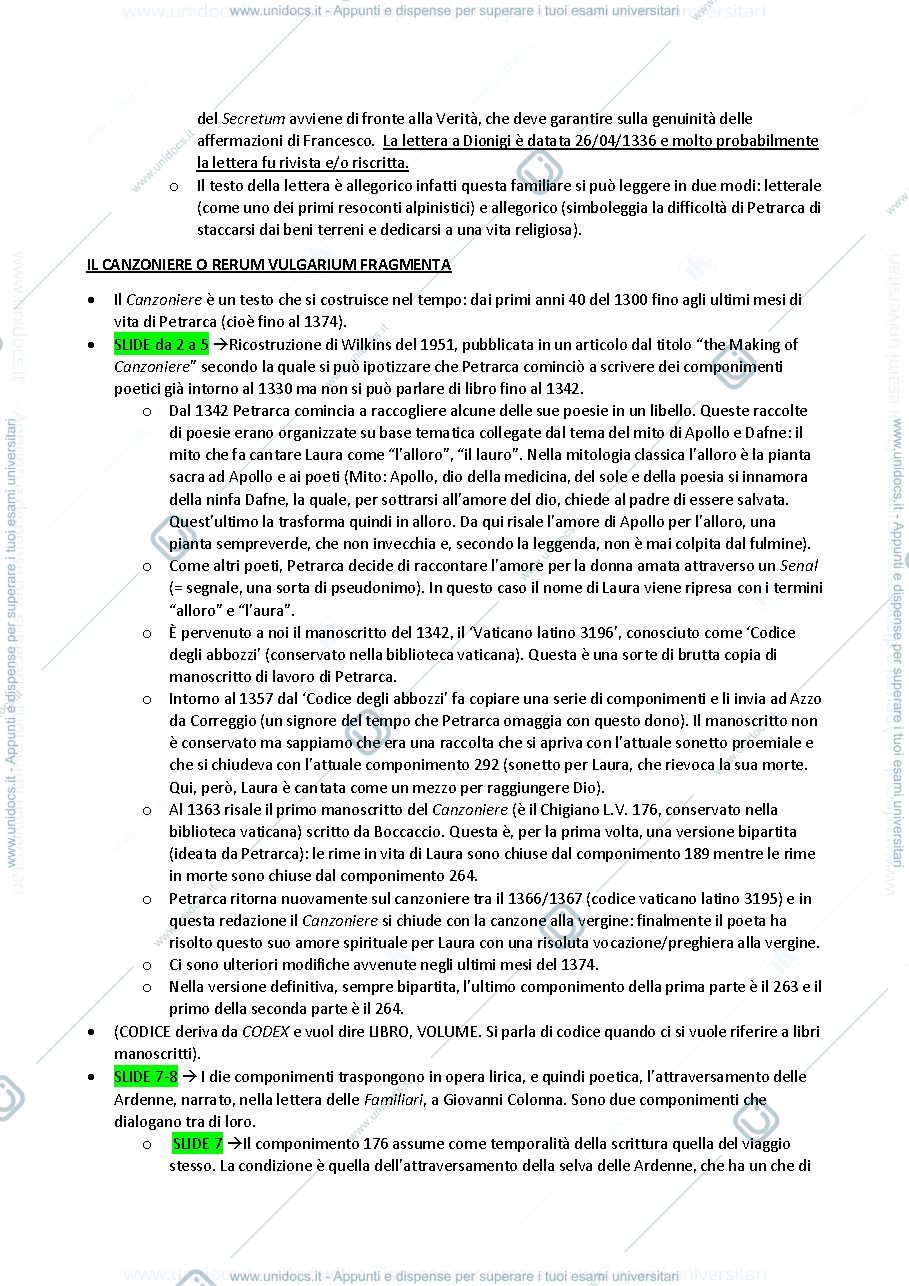 Anteprima pagina 2 — FRANCESCO PETRARCA PT.2