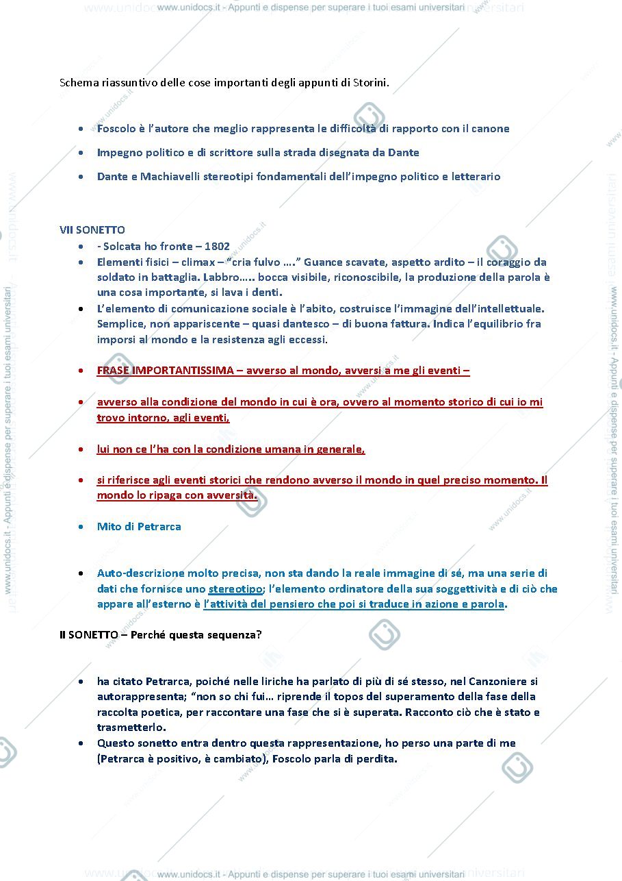 Anteprima pagina 1 — Riassunto breve lezioni
