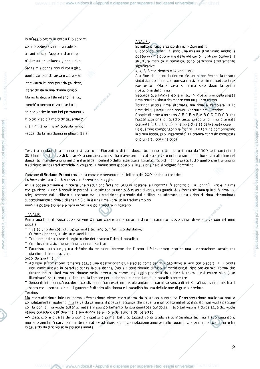 Anteprima pagina 2 — Letteratura Italiana Danzi Modulo A e B