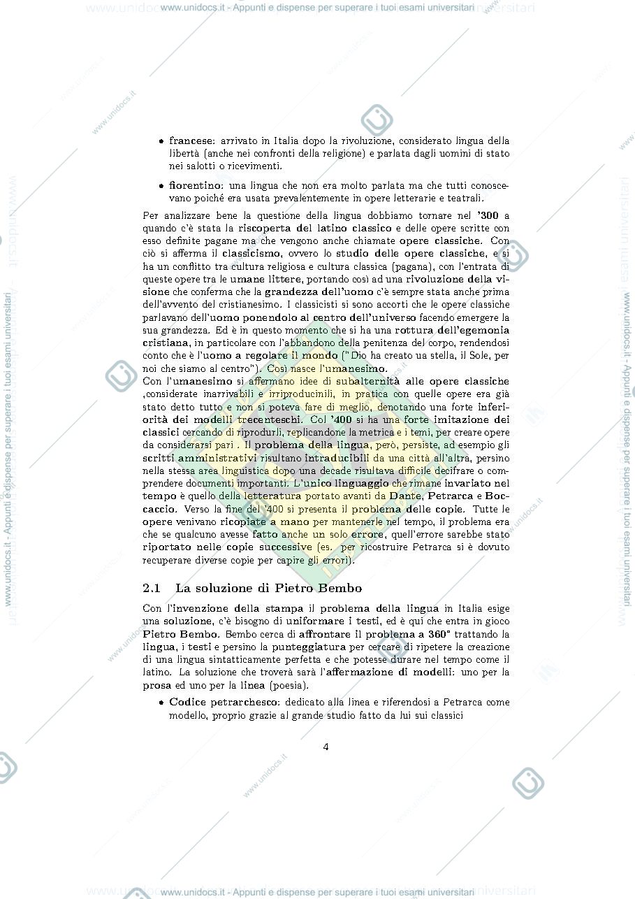 Anteprima pagina 4 — letteratura italiana