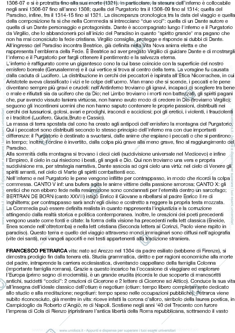 Anteprima pagina 3 — Manuale letteratura italiana