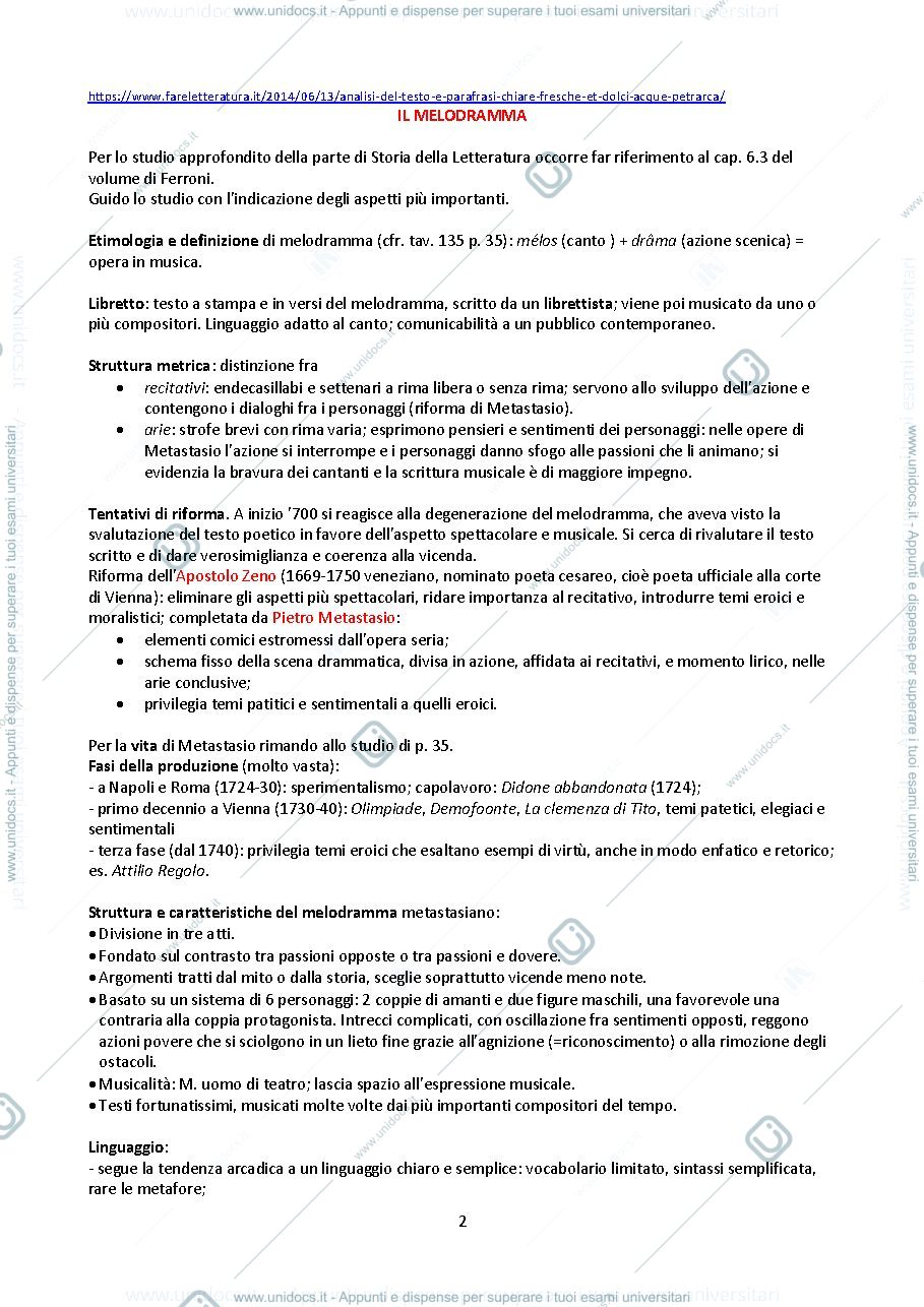 Anteprima pagina 2 — 2 lezione del laboratorio di letteratura italiana con la professoressa SIMONA RE FIORENTIN