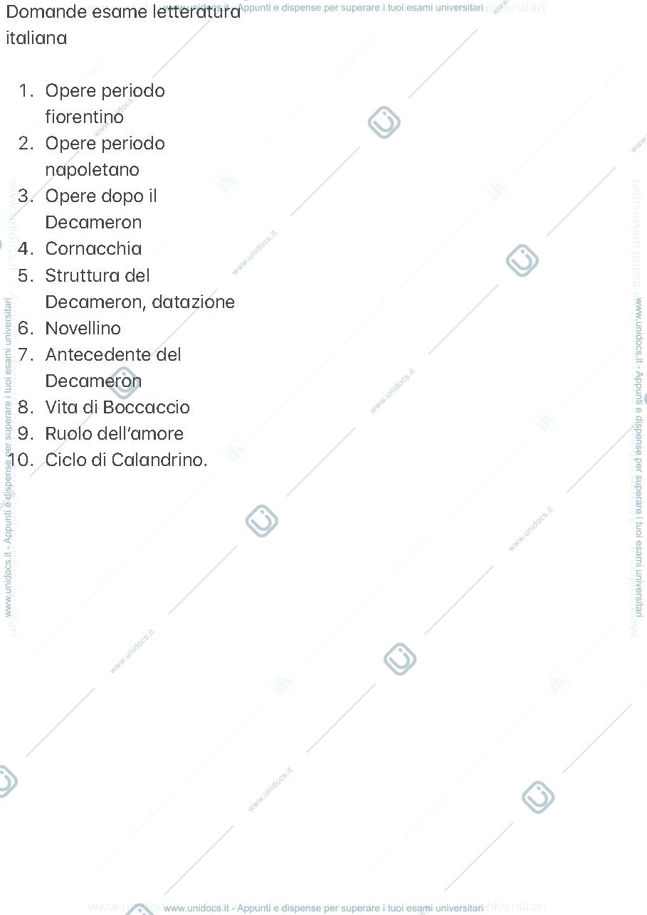 Anteprima pagina 1 — Domande esame