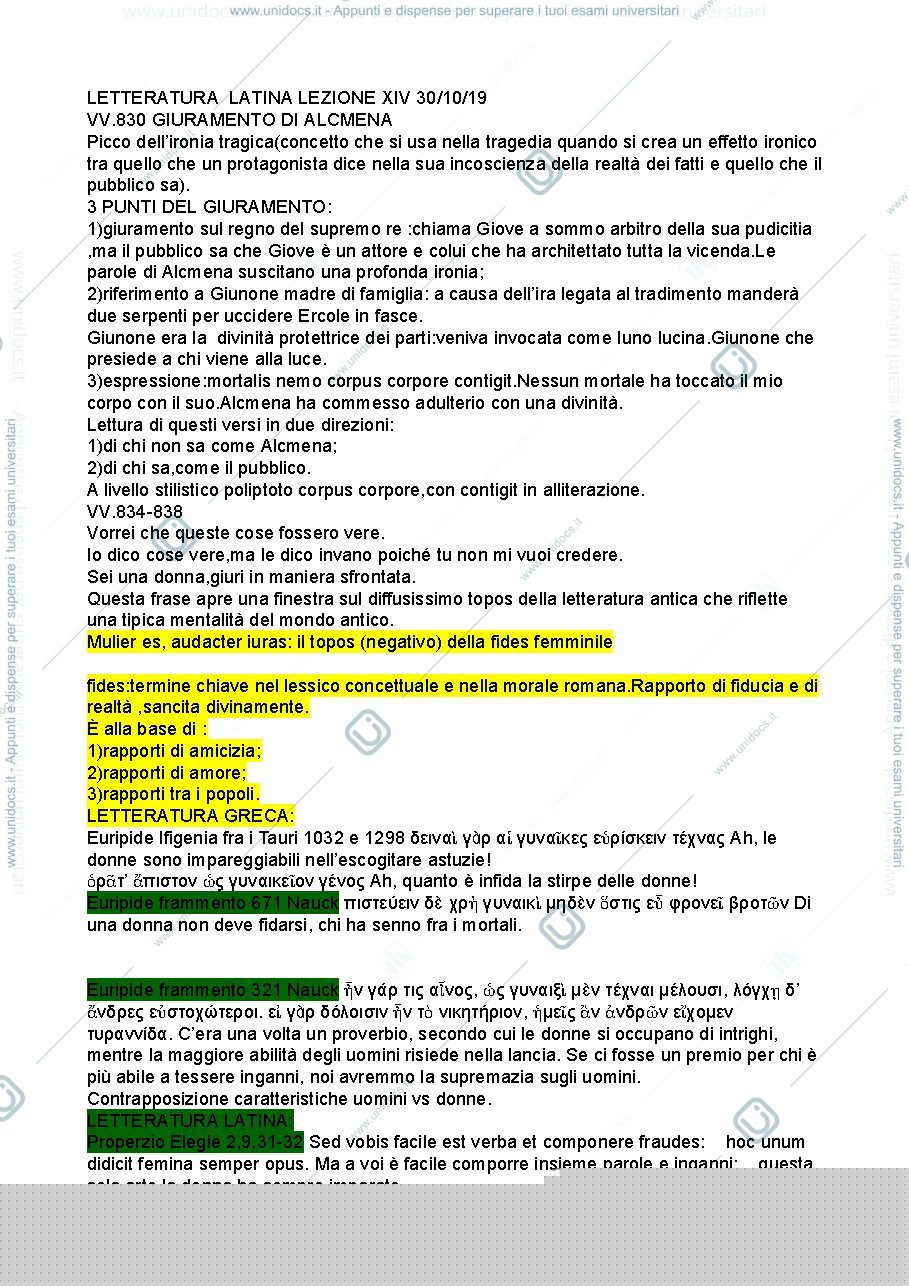 Anteprima pagina 1 — Plauto, Amphitruo