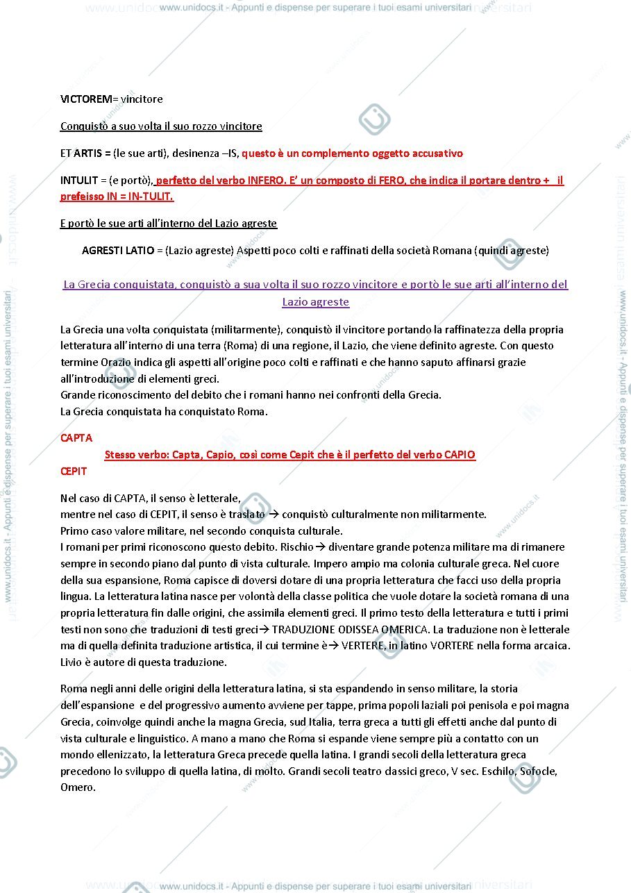 Anteprima pagina 3 — Letteratura Latina