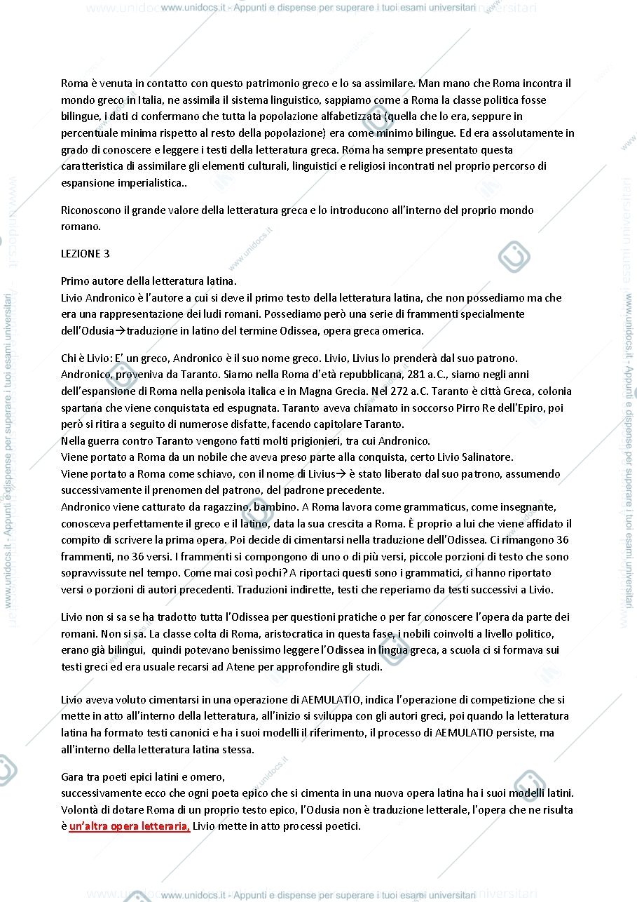 Anteprima pagina 4 — Letteratura Latina