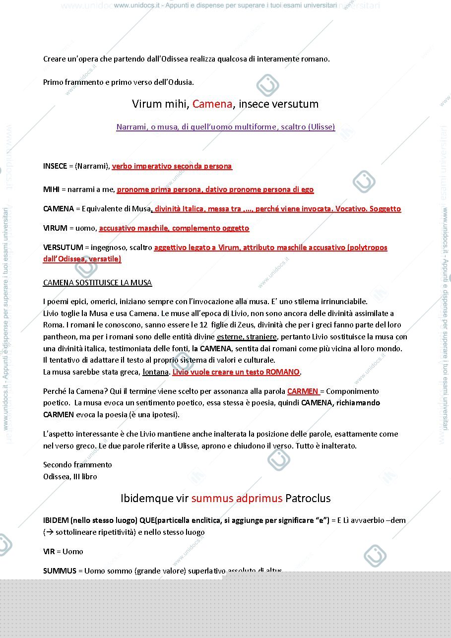 Anteprima pagina 5 — Letteratura Latina
