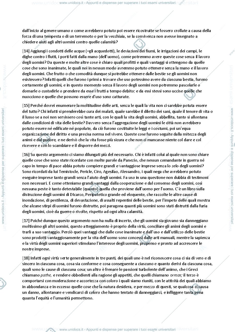Anteprima pagina 3 — De Officiis libro II Cicerone