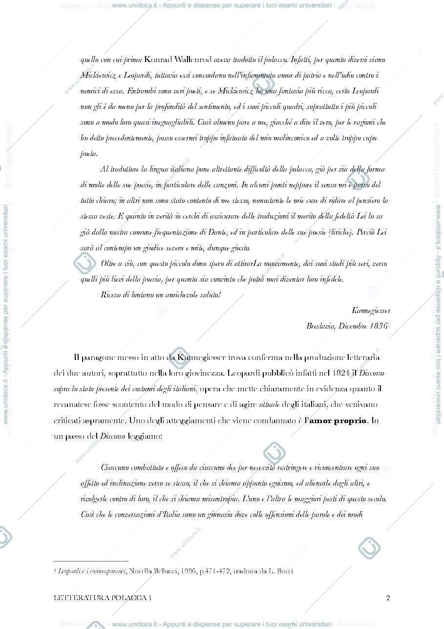 Anteprima pagina 2 — Leopardi e la Polonia