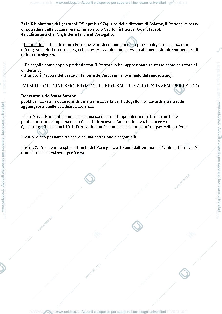 Anteprima pagina 3 — Letteratura portoghese: dal 1600 al 1800