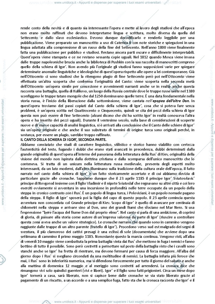 Anteprima pagina 2 — Appunti di letterauta russa I