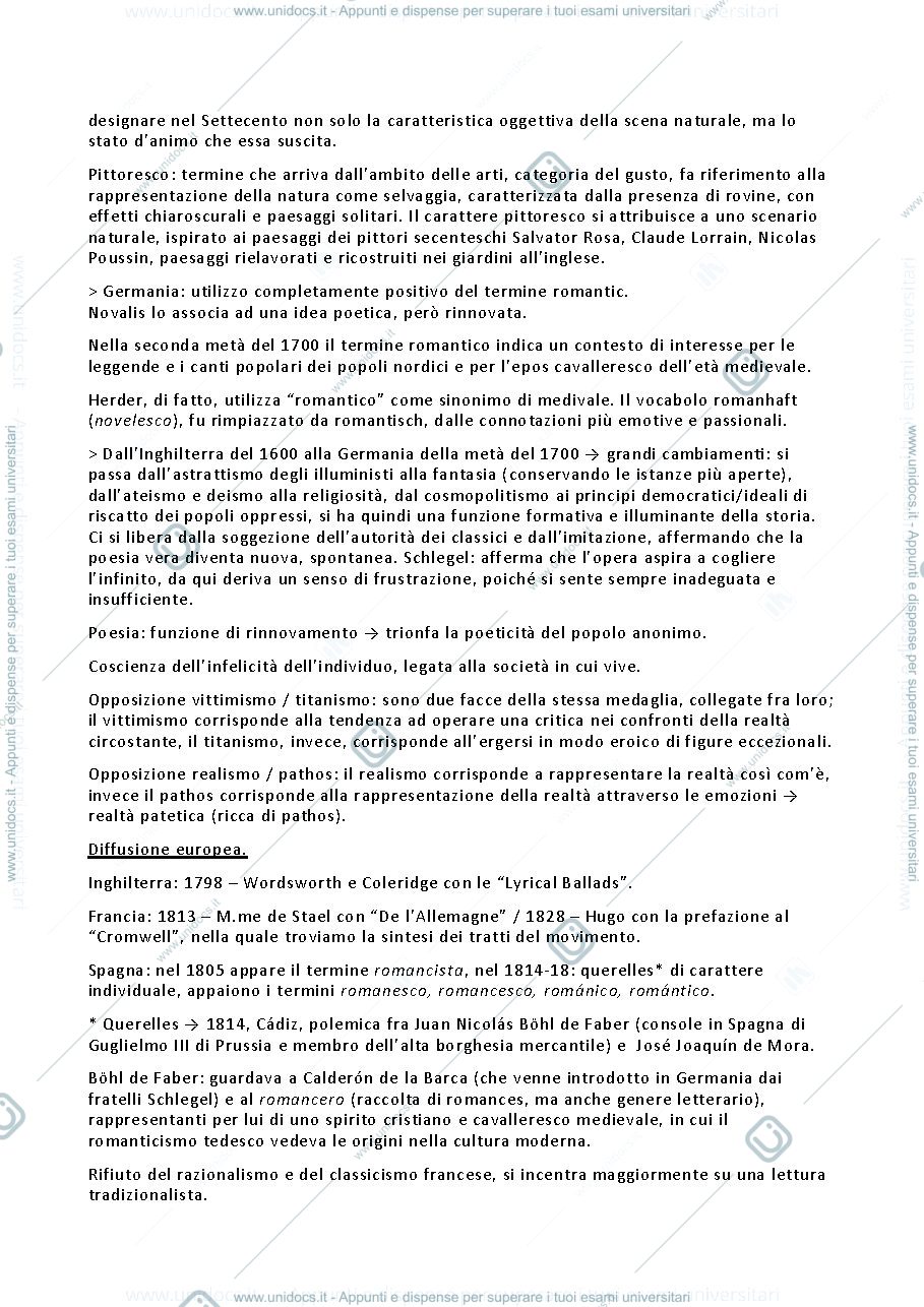 Anteprima pagina 2 — Appunti del corso di Letteratura Spagnola I 