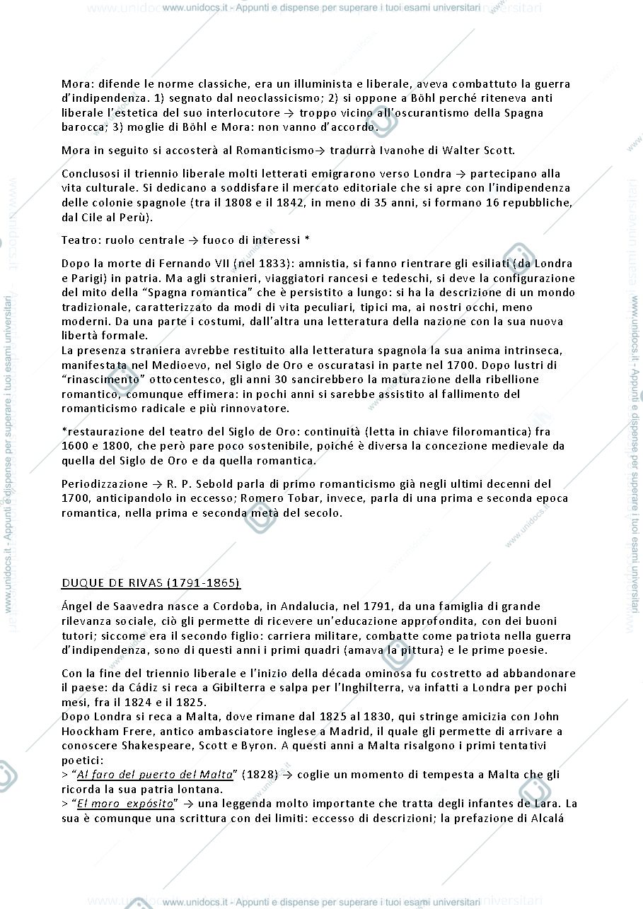 Anteprima pagina 3 — Appunti del corso di Letteratura Spagnola I 