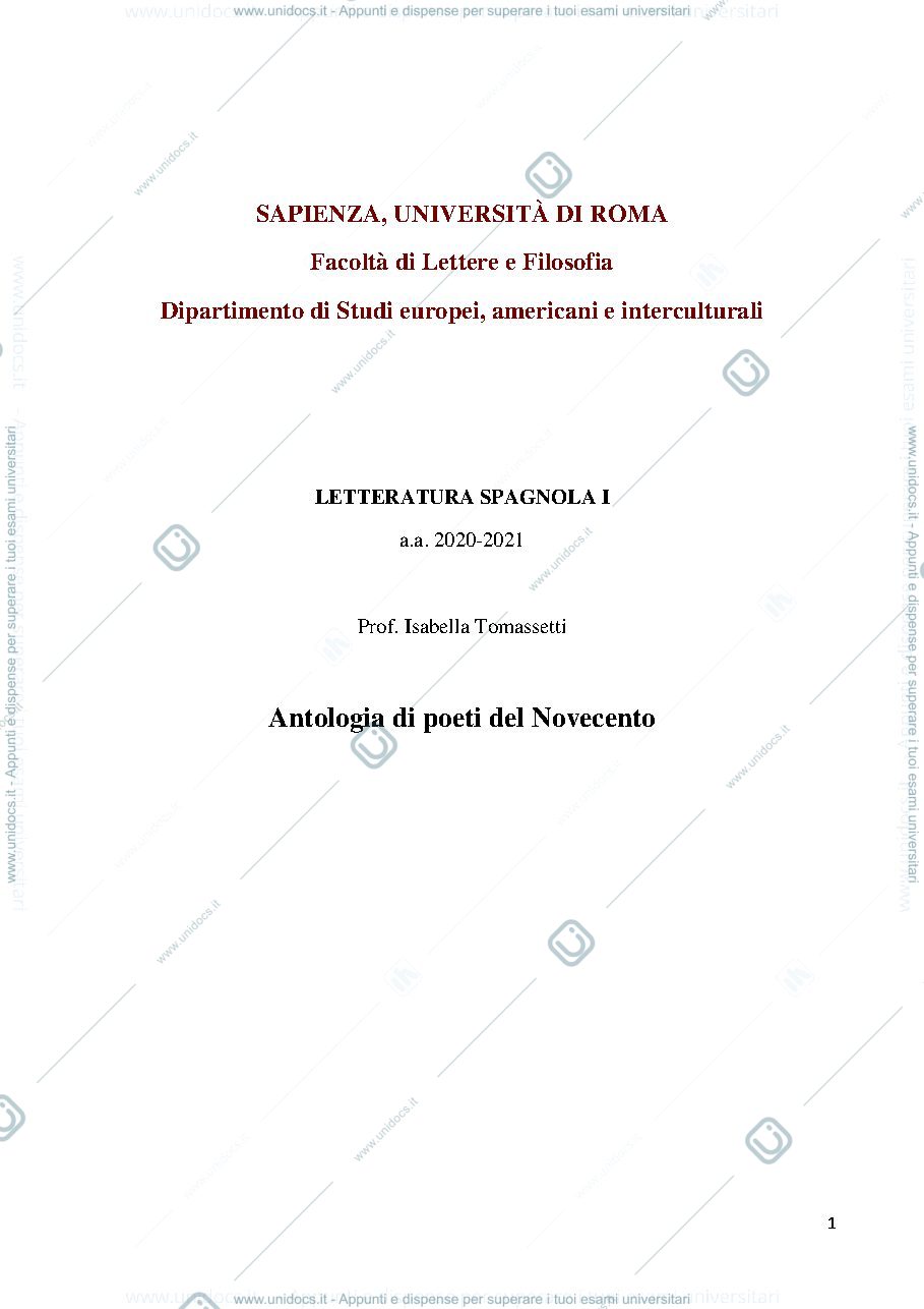 Anteprima pagina 1 — dispense professoressa