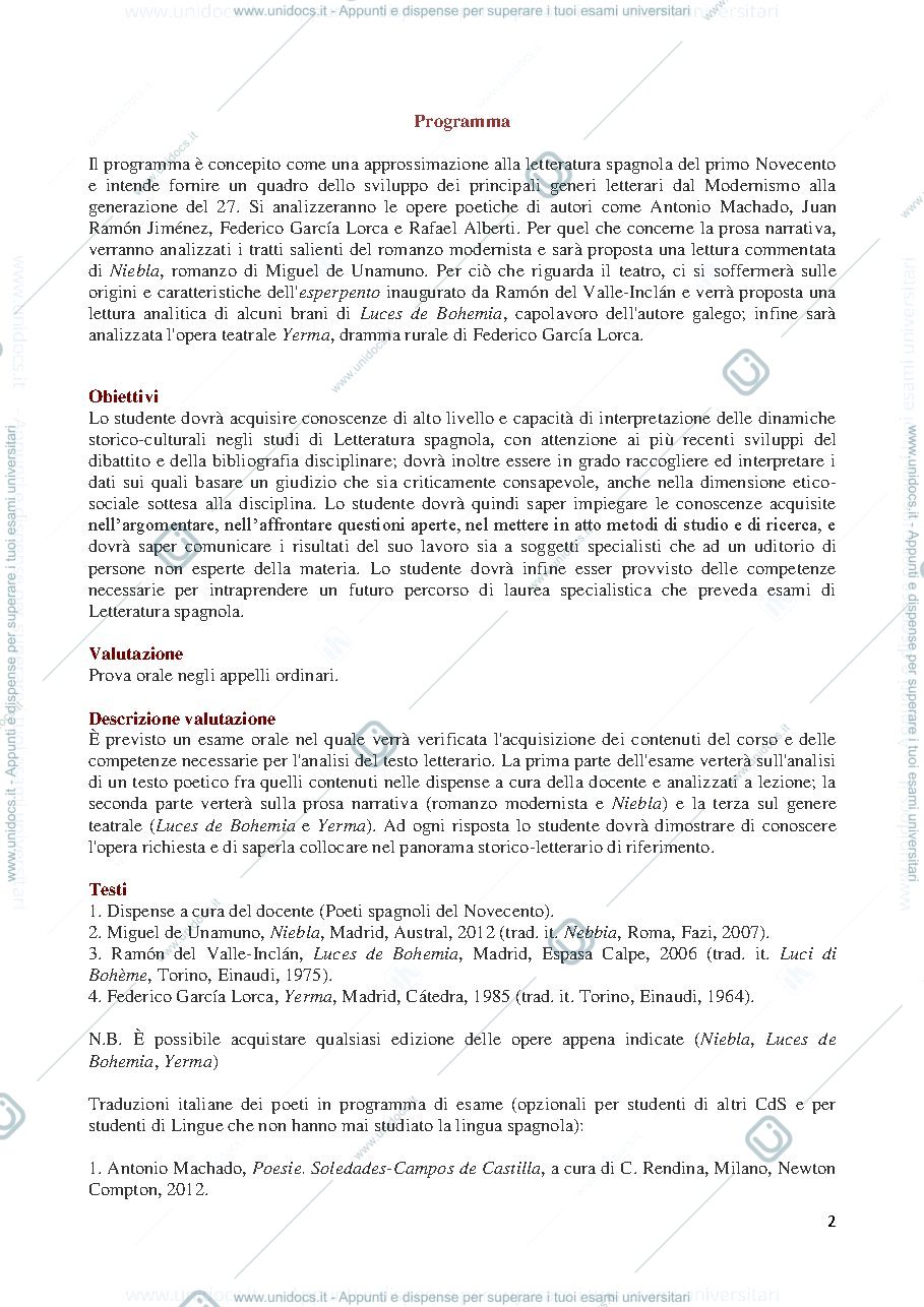 Anteprima pagina 2 — dispense professoressa