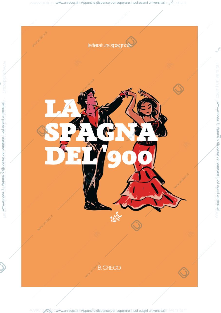 Anteprima pagina 1 — letteratura spagnola 1 