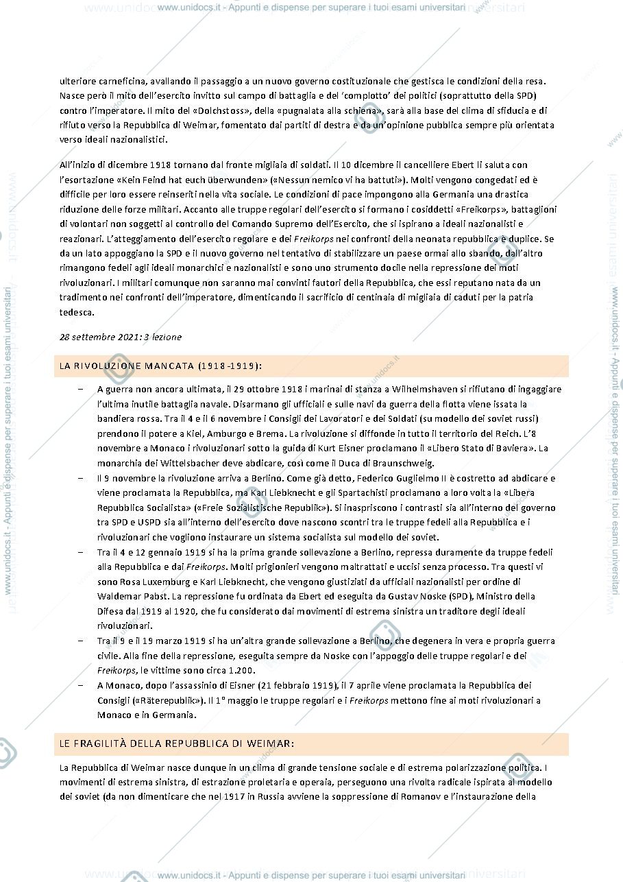 Anteprima pagina 3 — Letteratura Tedesca 1, Prof. Meli