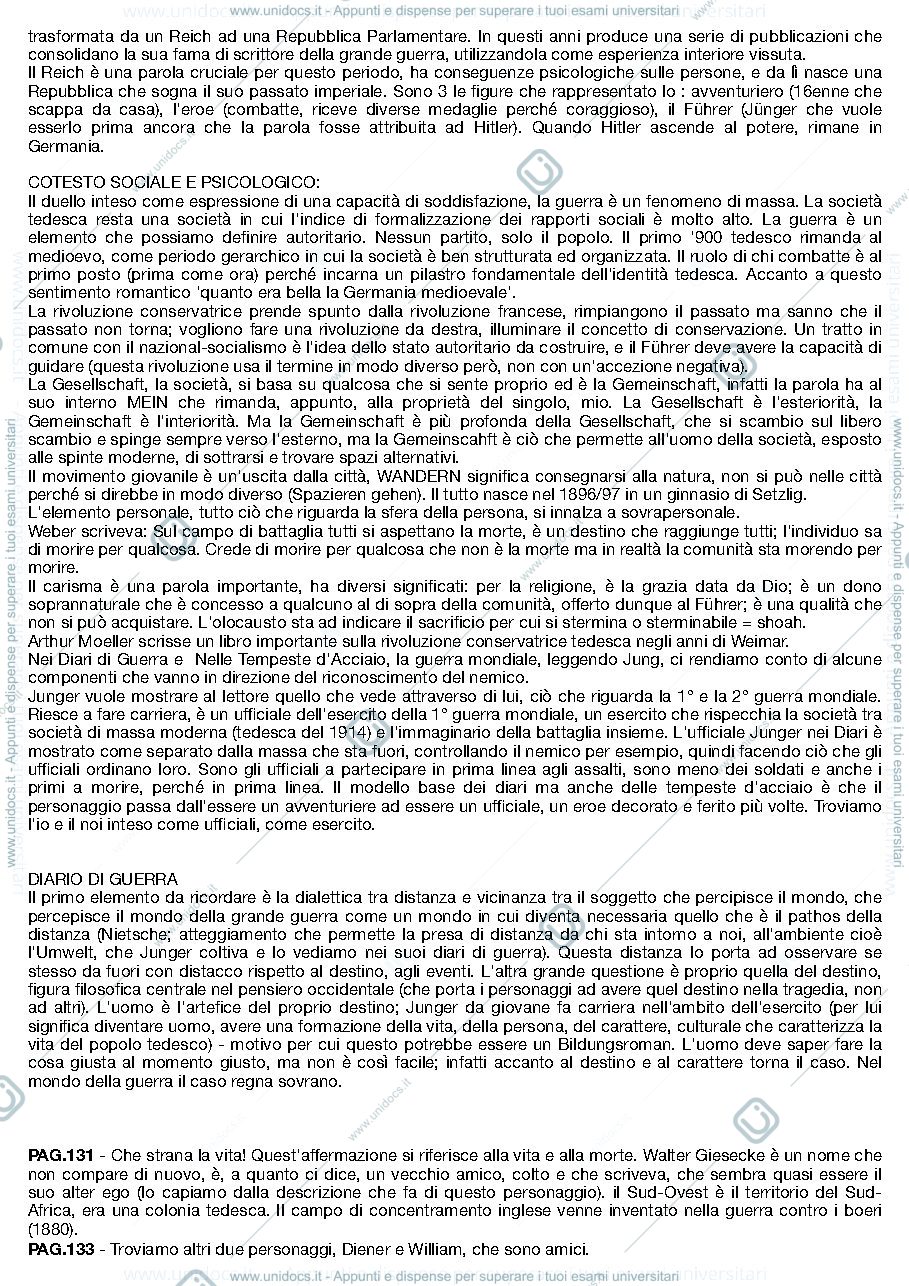 Anteprima pagina 3 — Letteratura tedesca III, Guerra