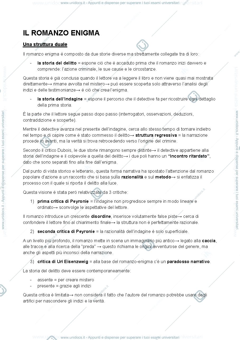 Anteprima pagina 1 — il racconto enigma