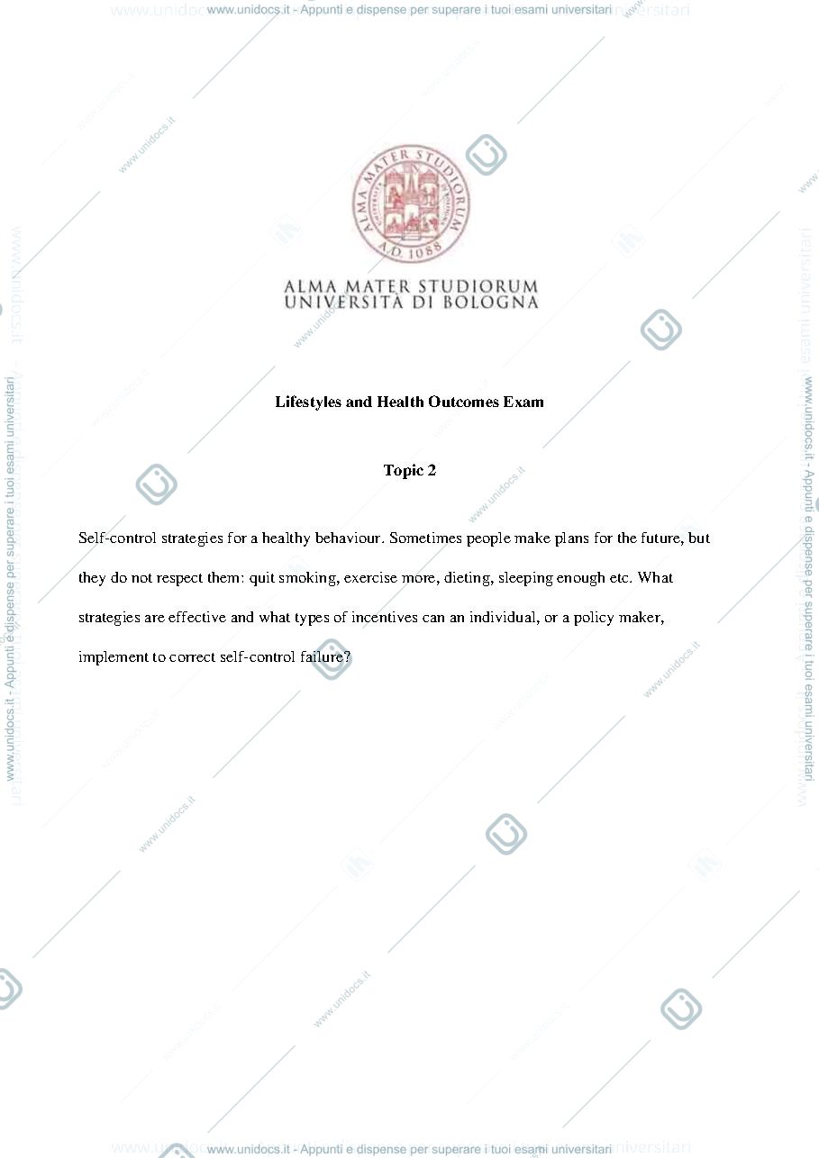 Anteprima pagina 1 — Assignment
