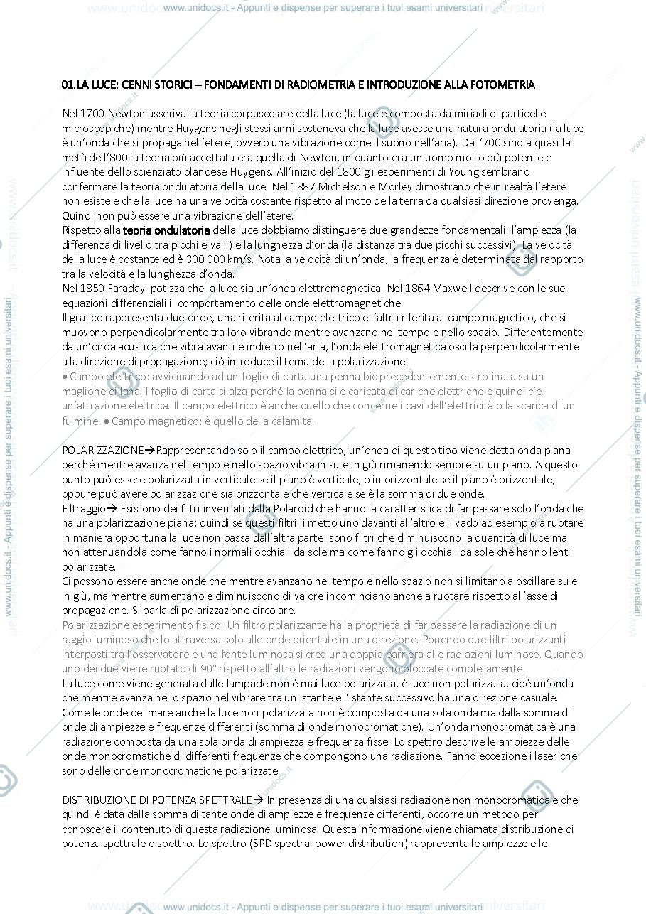 Anteprima pagina 1 — illuminotecnica