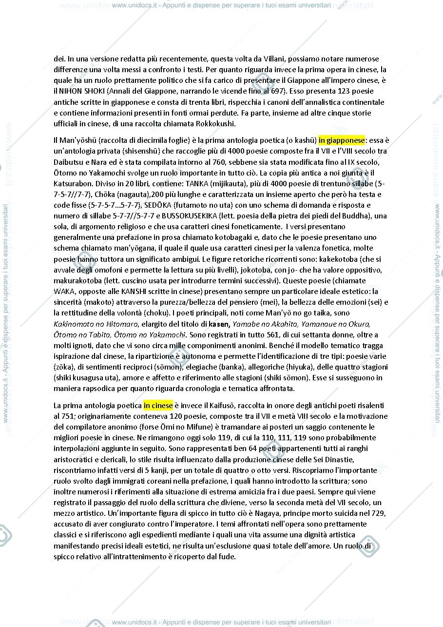 Anteprima pagina 3 — Letteratura del Giappone