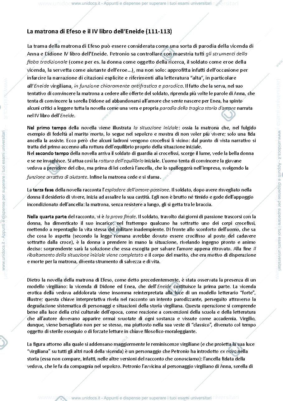 Anteprima pagina 1 — Satyricon, la matrona di efeso