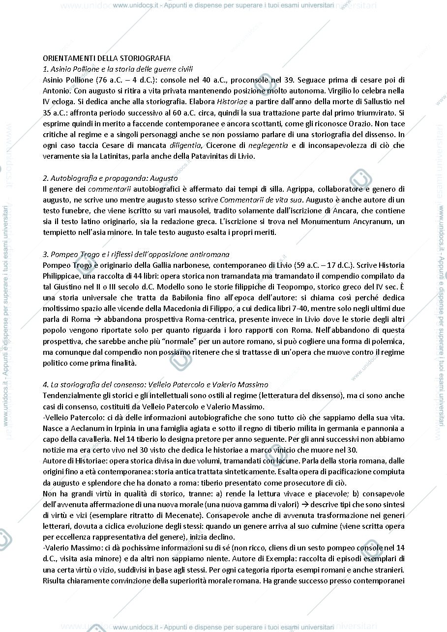 Anteprima pagina 3 — Storia della LETTERATURA LATINA (II parte) 