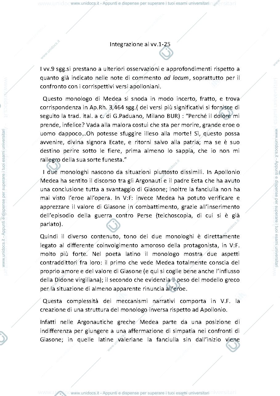 Anteprima pagina 1 — Addenda ai versi 1-25 delle Argonautiche
