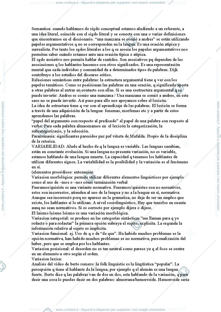 Anteprima pagina 1 — lingua e liguistica spagnola