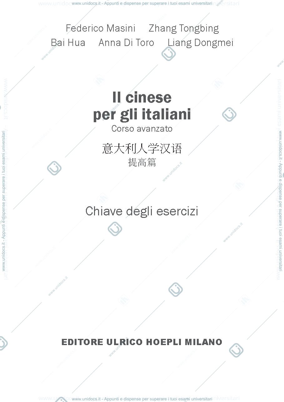 Anteprima pagina 1 — Esercizi 