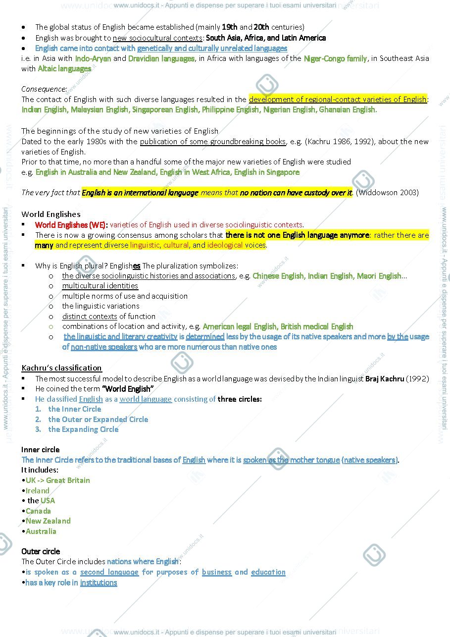 Anteprima pagina 2 — Capitolo 4 Linguistics