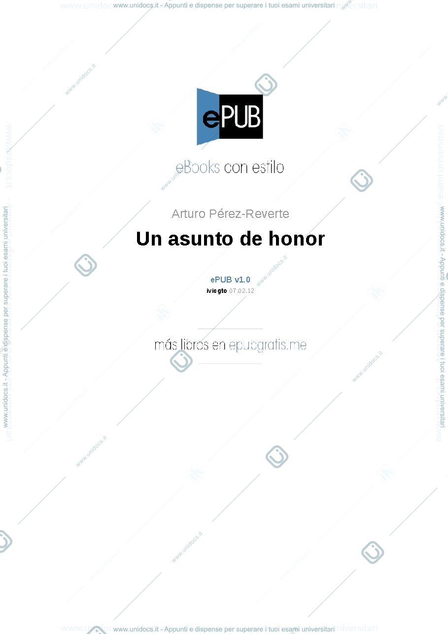Anteprima pagina 3 — Un asunto de honor 