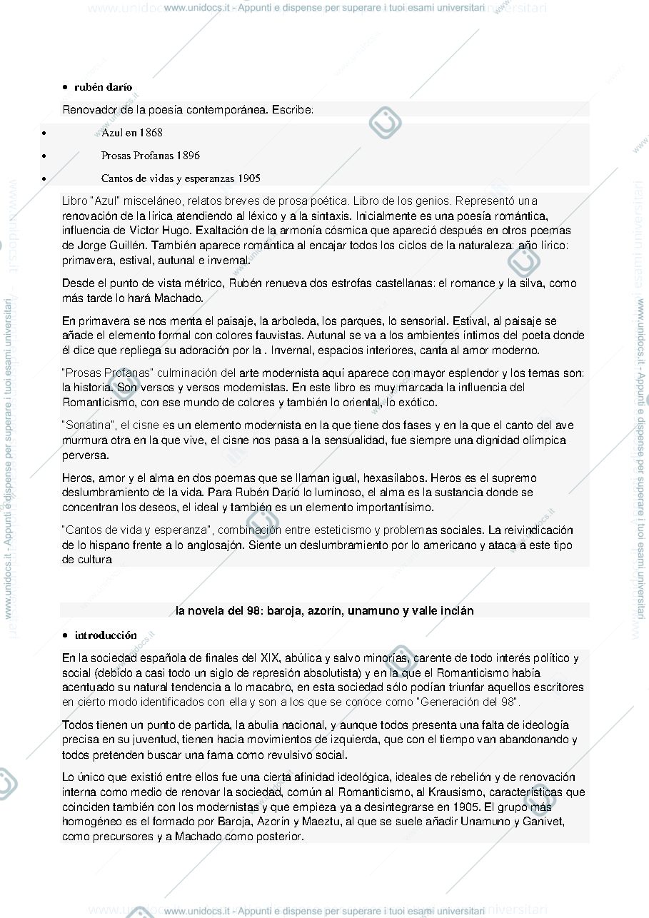 Anteprima pagina 3 — Modernismo, '98, novecentismo