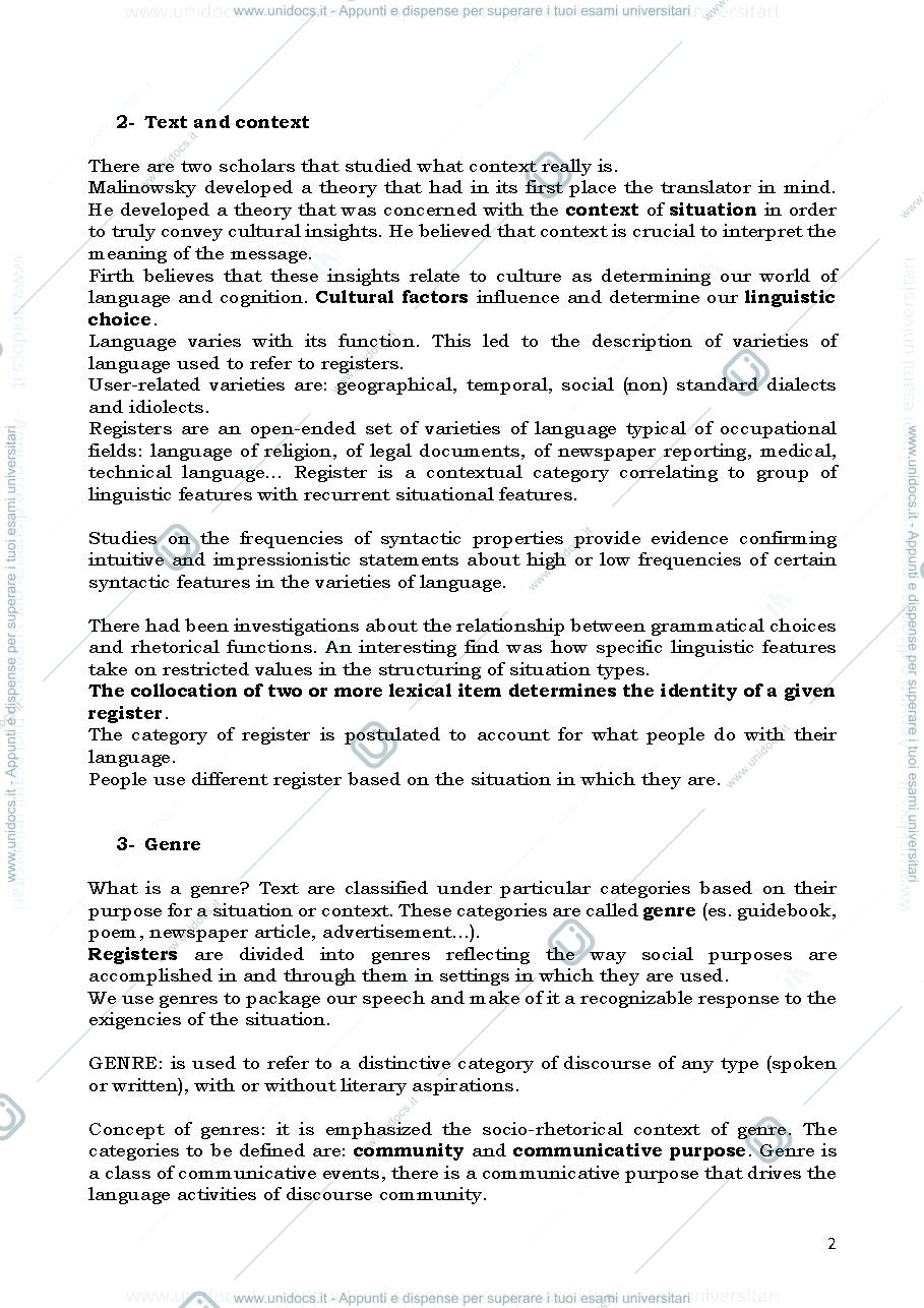 Anteprima pagina 2 — Text types and language varieties 