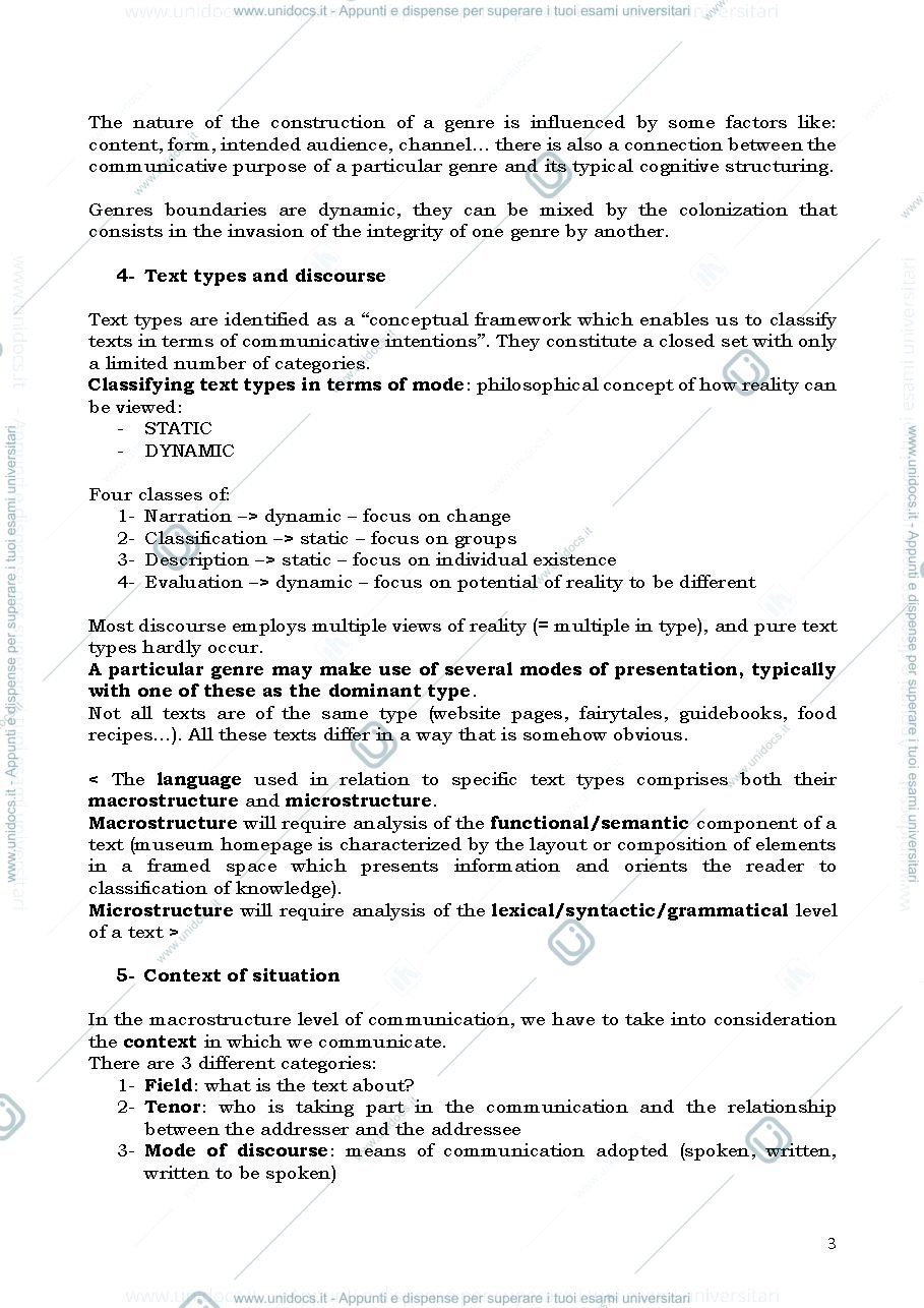 Anteprima pagina 3 — Text types and language varieties 