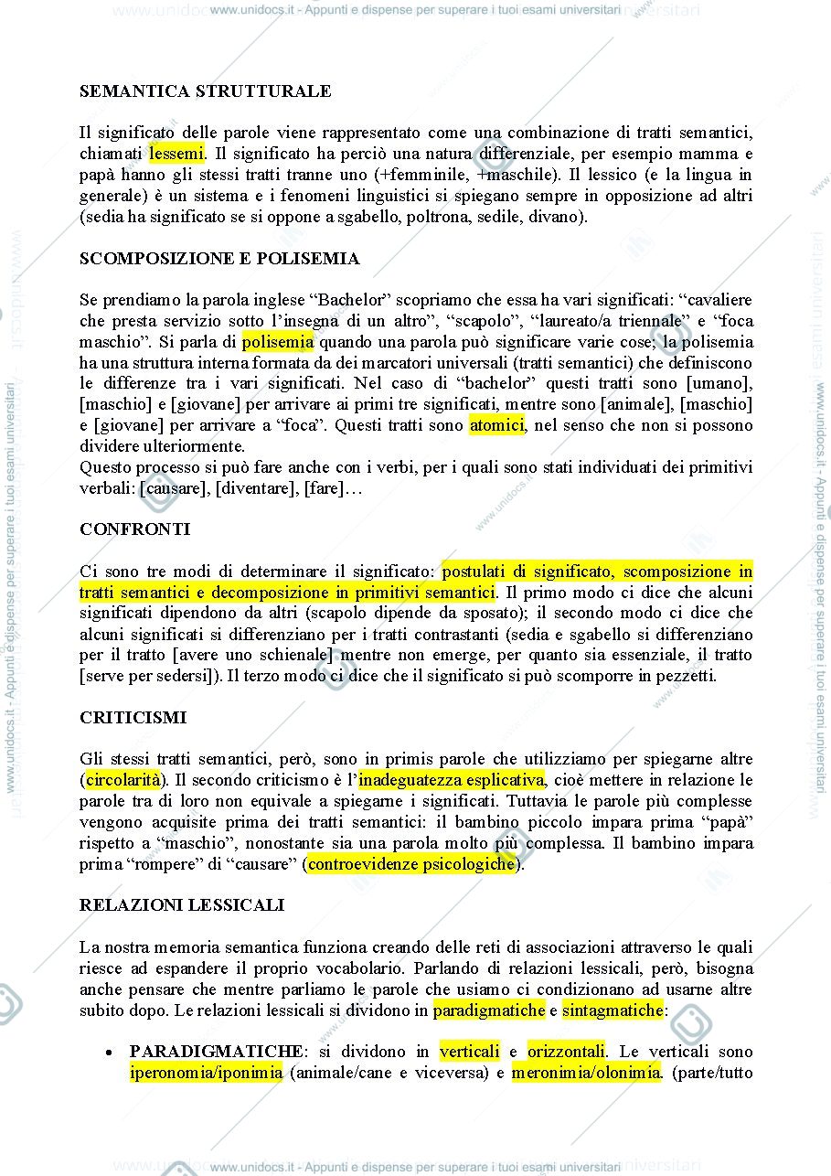 Anteprima pagina 1 — Semantica 2