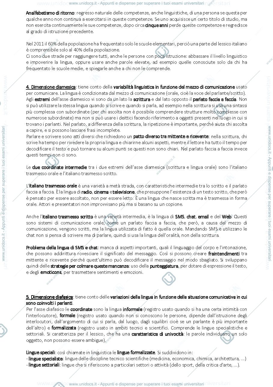 Anteprima pagina 2 — lingua italiana e comunicazione