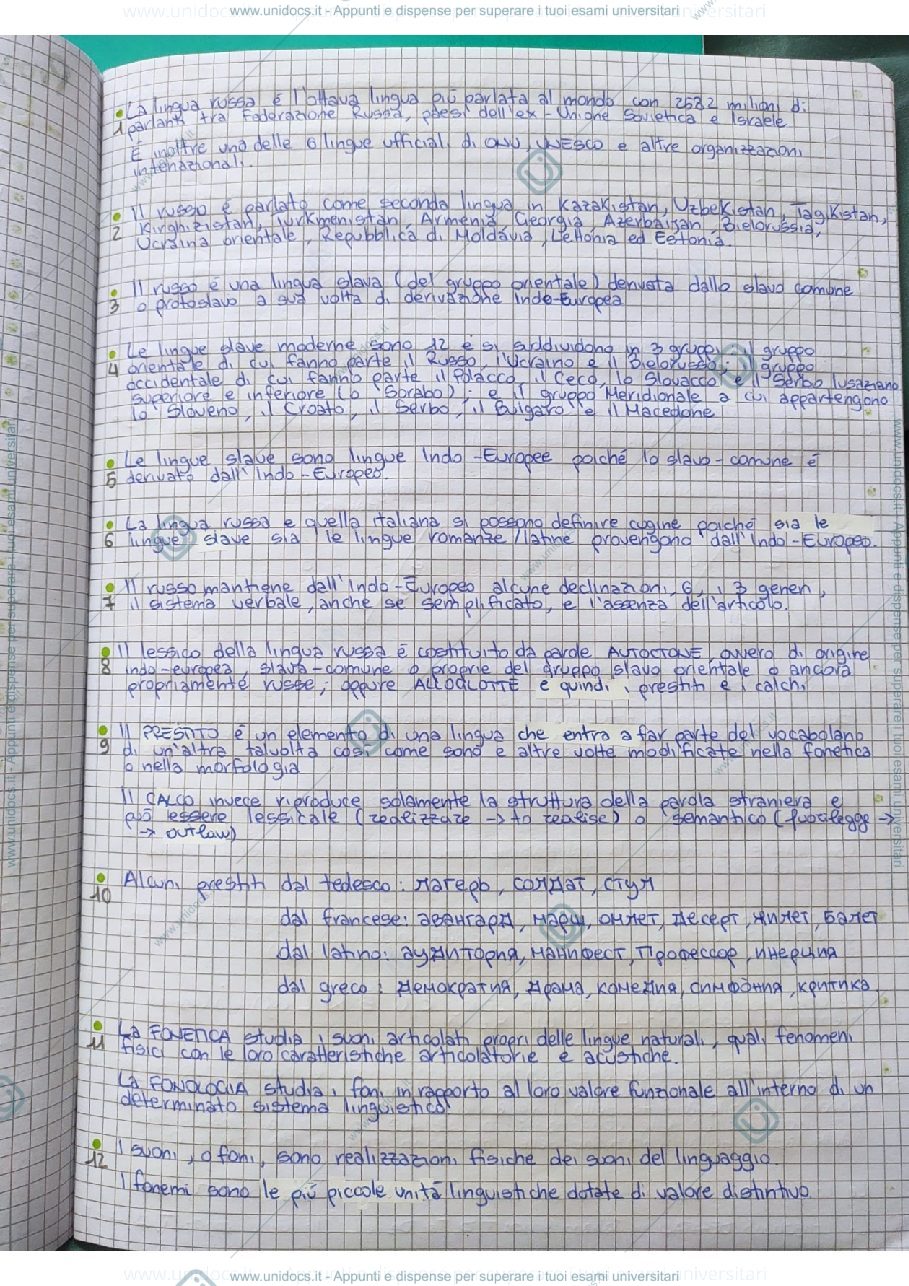 Anteprima pagina 2 — Domande esonero lingua russa
