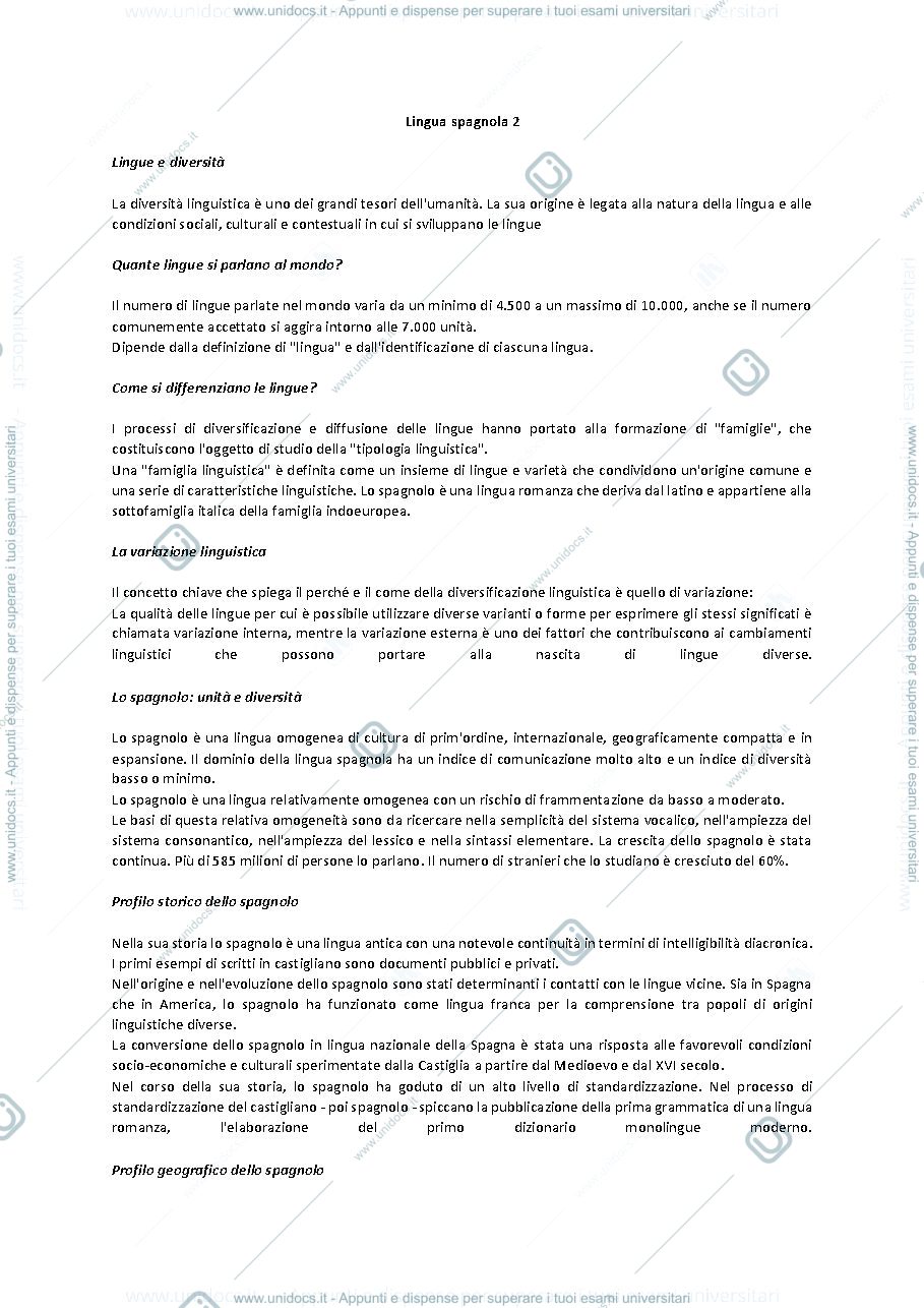 Anteprima pagina 1 — spagnolo 2
