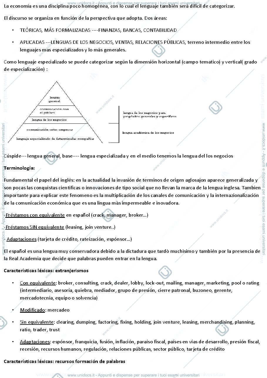 Anteprima pagina 2 — Las lenguas de especialidad