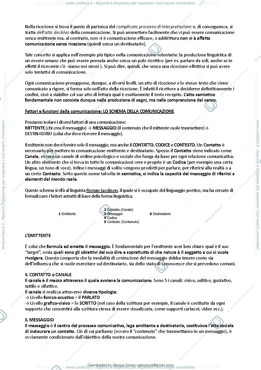 Anteprima pagina 4 — semiotica 1 