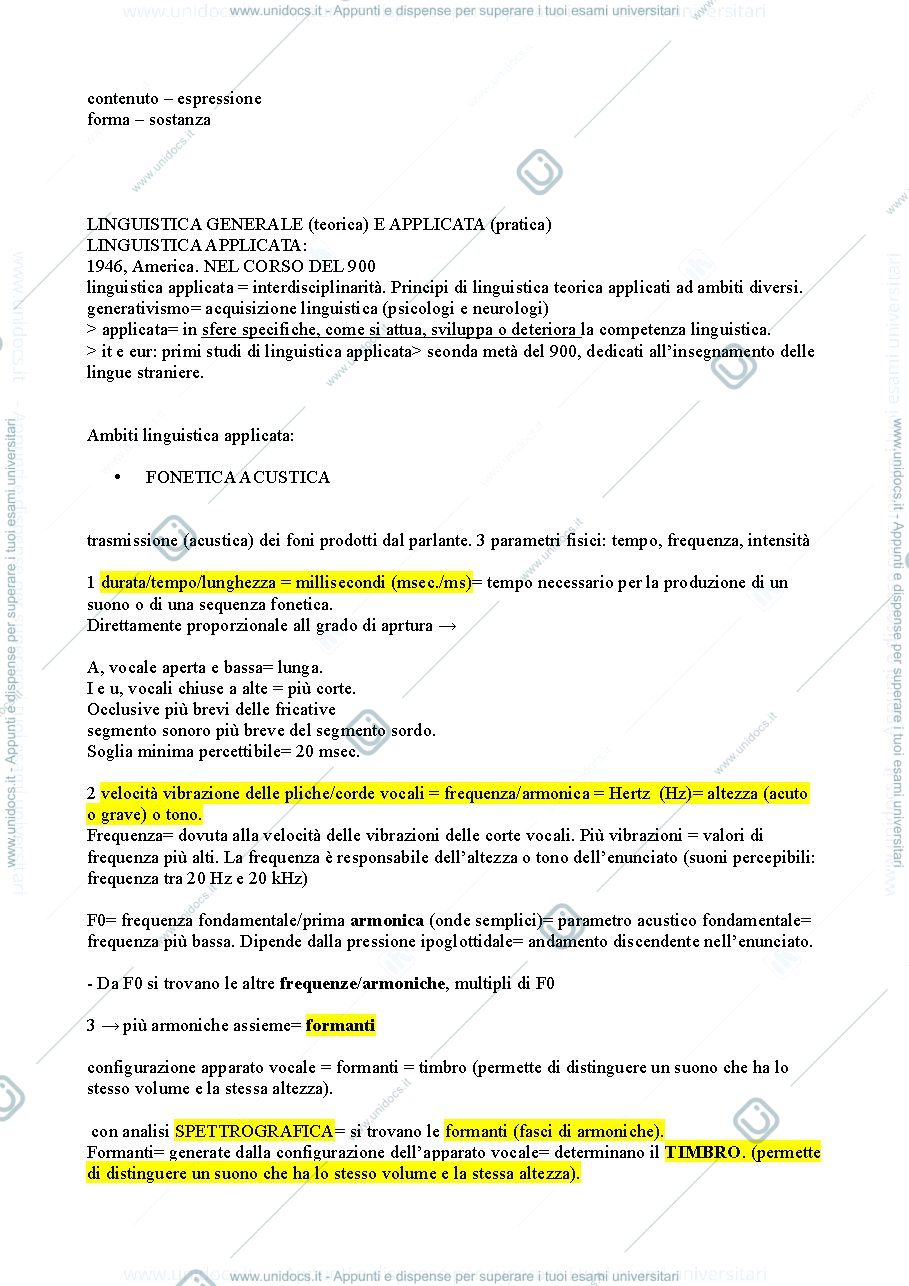 Anteprima pagina 2 — ARGOMENTI DI LINGUISTICA TEORICA E APPLICATA, Marotta e Tamponi