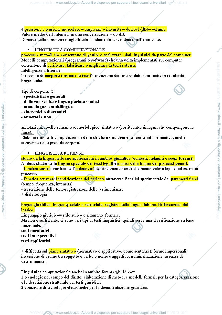 Anteprima pagina 3 — ARGOMENTI DI LINGUISTICA TEORICA E APPLICATA, Marotta e Tamponi